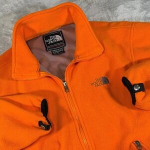 90s Vintage North Face Summit Series Fleece Jacket | Orange | Medium